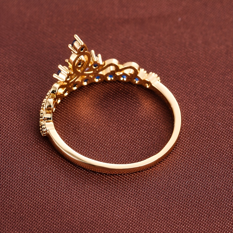 Crown Zirconia Women's Ring